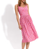 RZYMSKIE WAKACJE  print gorseciki Koźmińska pink