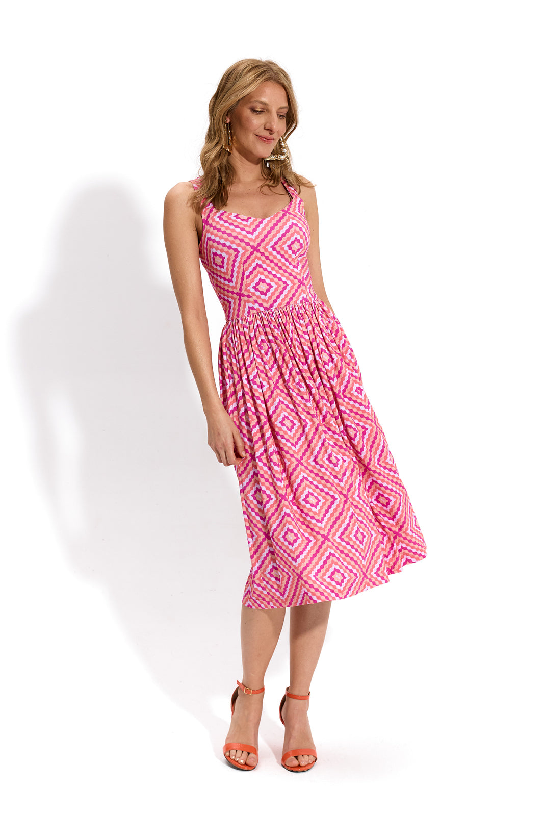 RZYMSKIE WAKACJE  print gorseciki Koźmińska pink