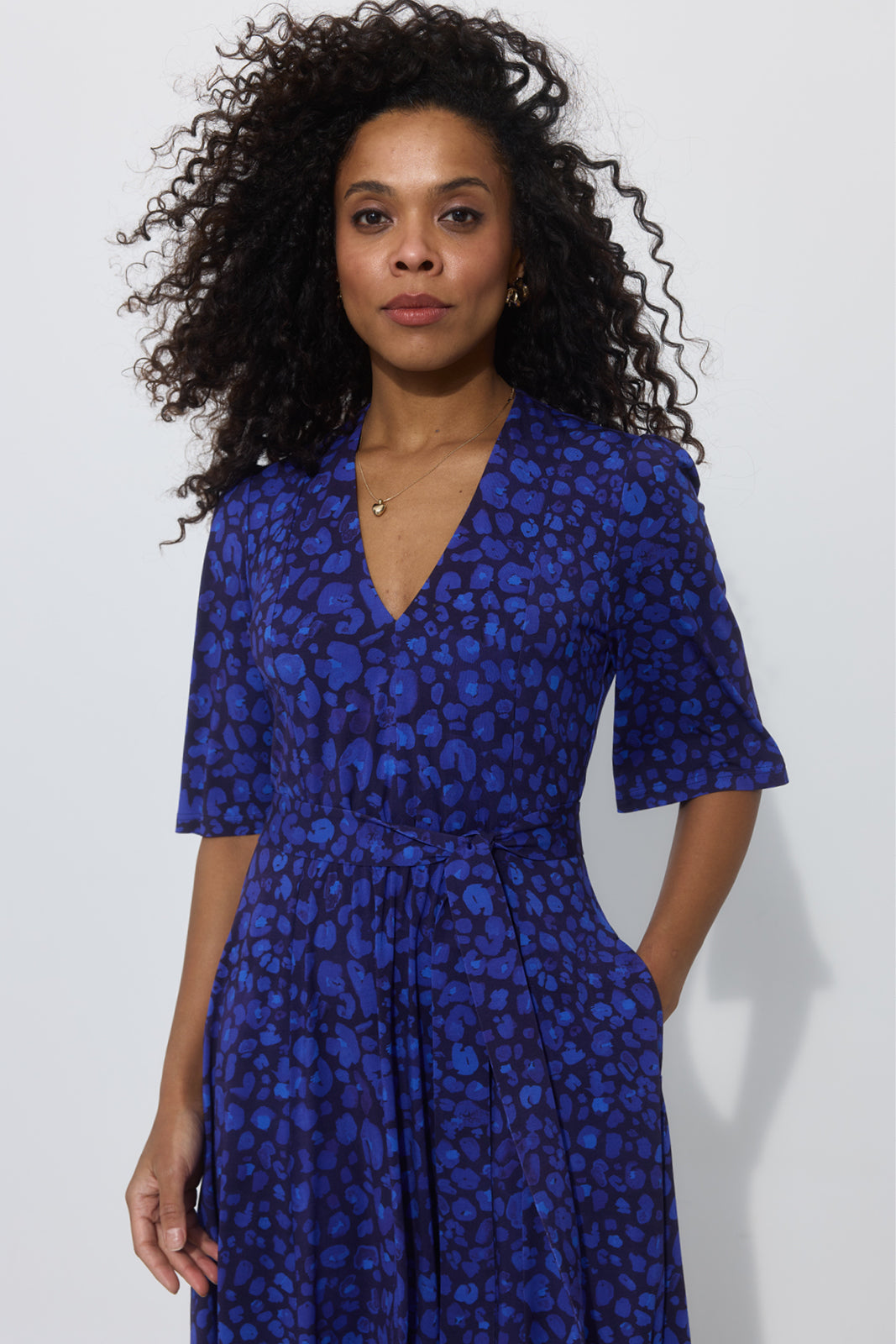 FLORENCJA print leo art blue