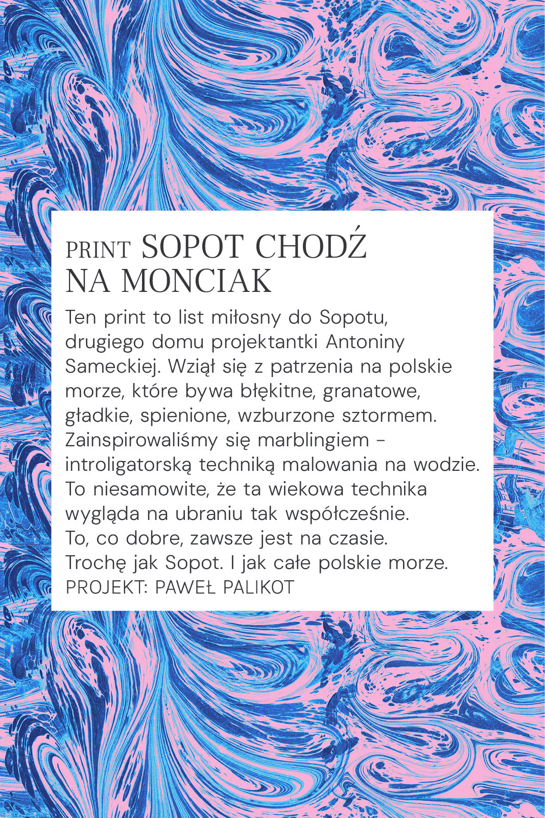 MADE IN ITALY print Sopot chodź na Monciak