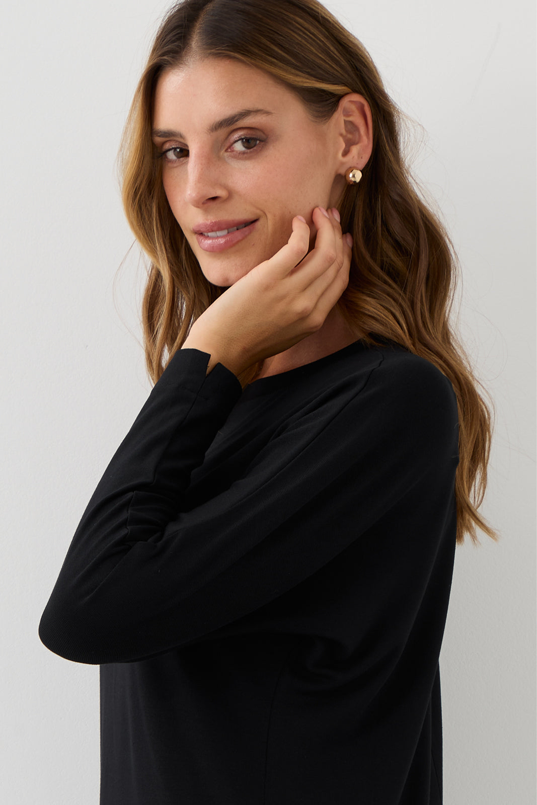 Sukienka FRENCH GIRL czarny modal premium