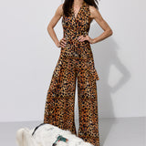SIMPLY THE VEST print wild leo