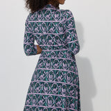 LIBERTY DRESS print rysie z IWP patynowy