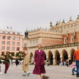 Sukienka MON AMOUR print leo pink & black