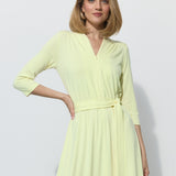 LIBERTY DRESS krem cytrynowy