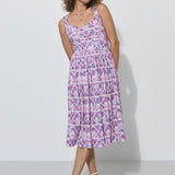 RZYMSKIE WAKACJE print rysie z IWP lila