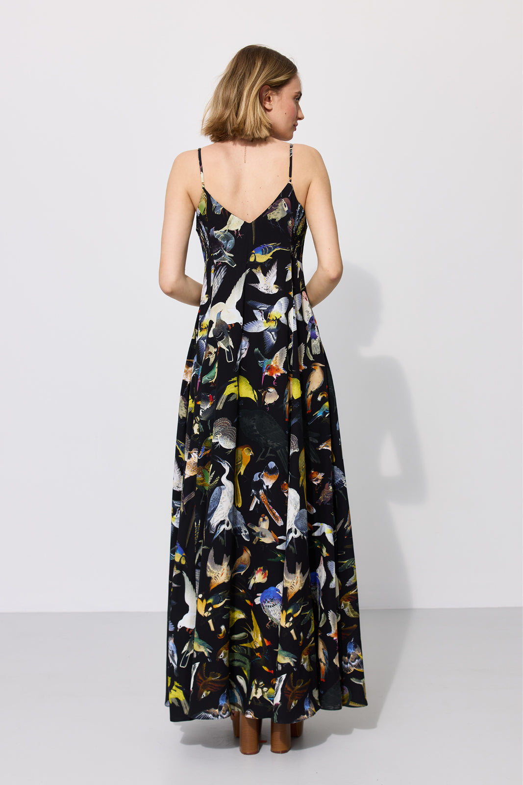 Dress ALL NIGHT LONG Warsaw Birds print