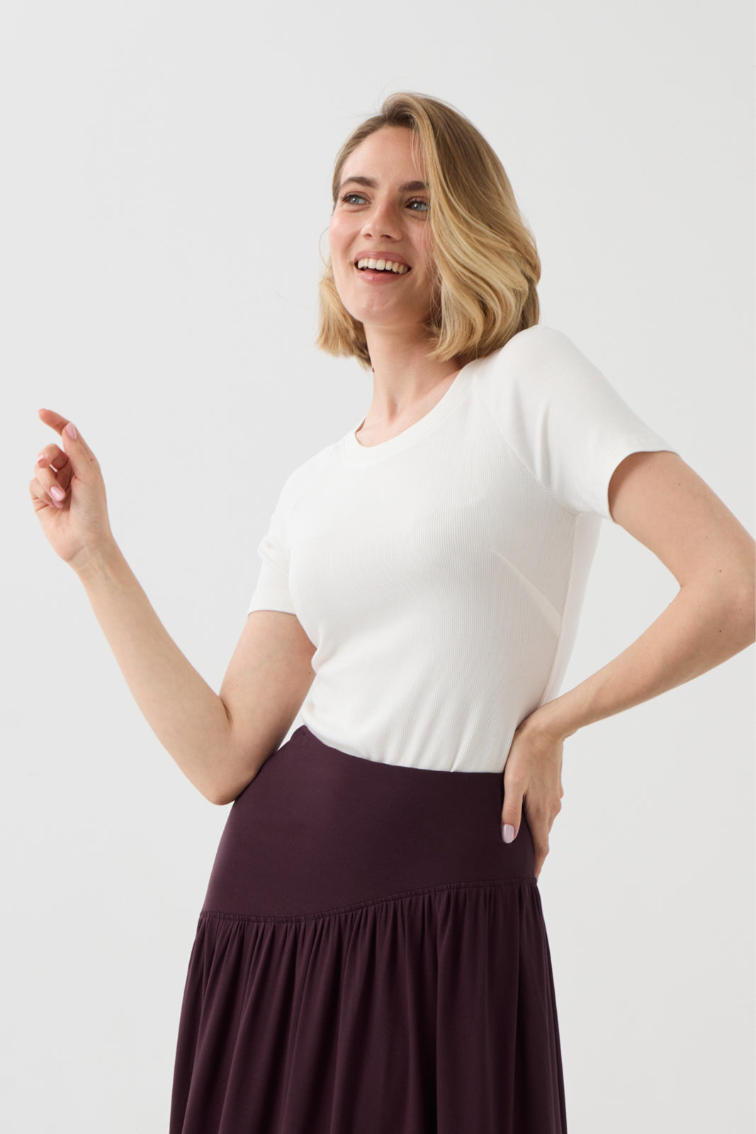SAWCIA SHORT SLEEVE off white 