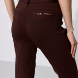 MADOXY espresso & print leo burgundy