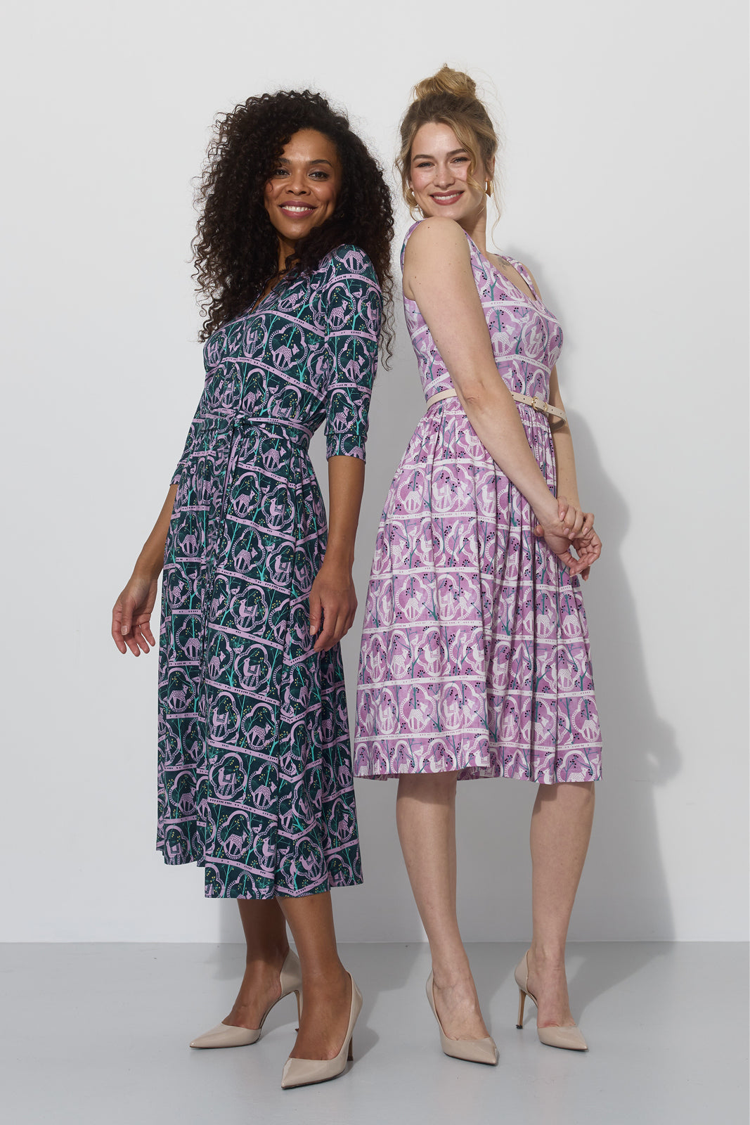 RZYMSKIE WAKACJE print rysie z IWP lila