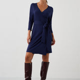 Goddess Dress Above the Knee Night Navy