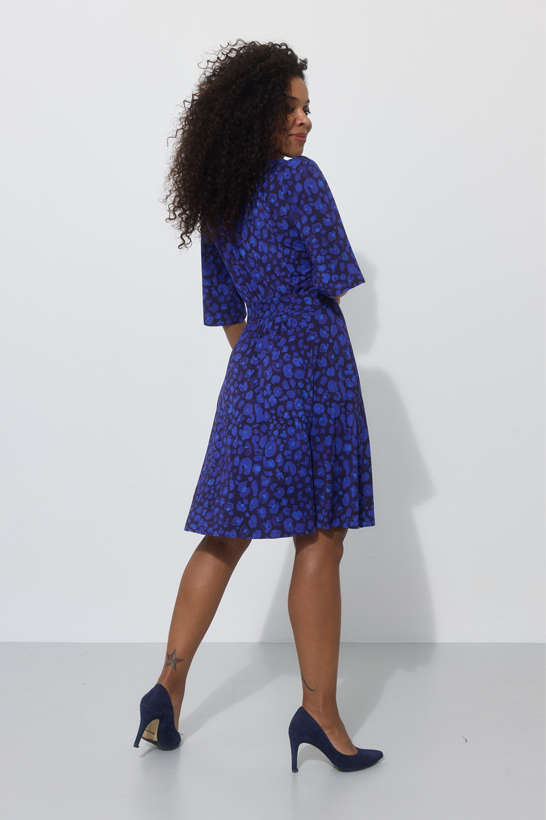 FLORENCJA print leo art blue