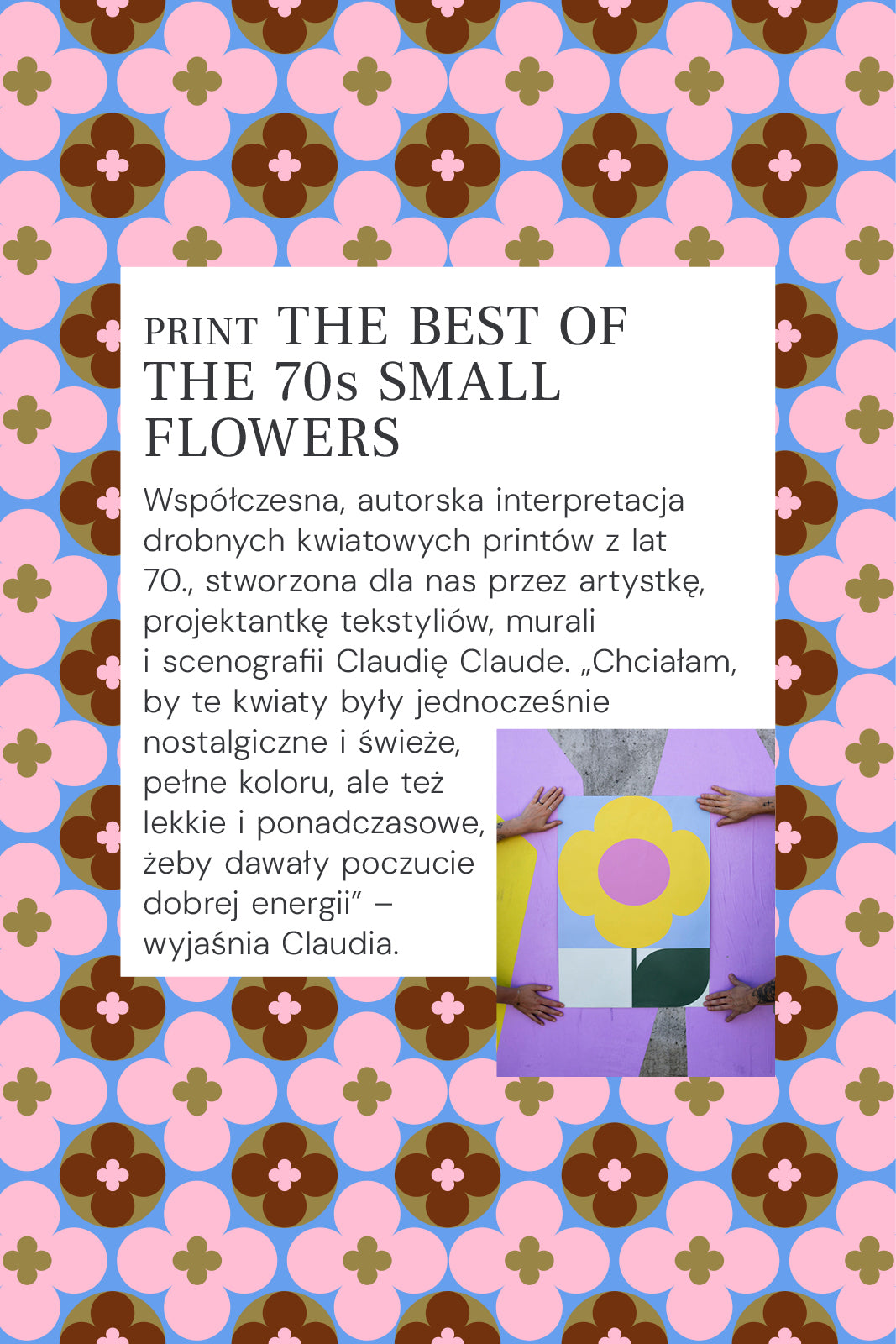KOMBINEZON LIBERTY print The Best of the 70s Small Flowers