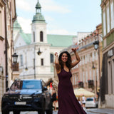 Sukienka MILLION DOLLAR BABY wiśniowy prążek