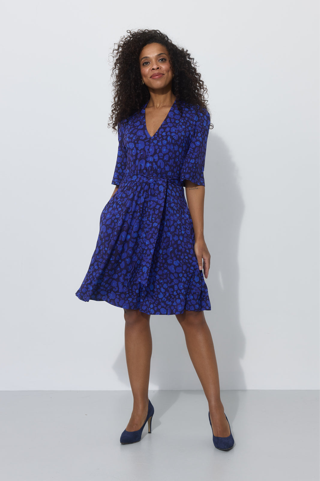 FLORENCJA print leo art blue