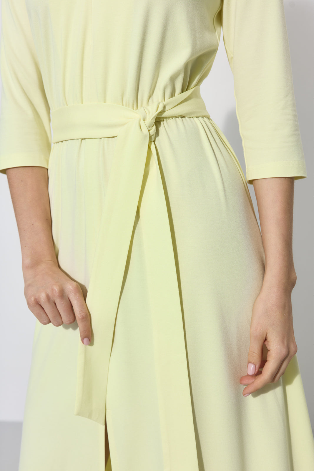 LIBERTY DRESS krem cytrynowy