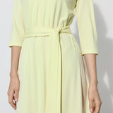 LIBERTY DRESS krem cytrynowy