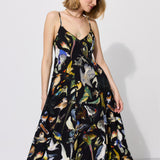 Dress ALL NIGHT LONG Warsaw Birds print