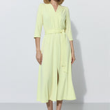 LIBERTY DRESS krem cytrynowy