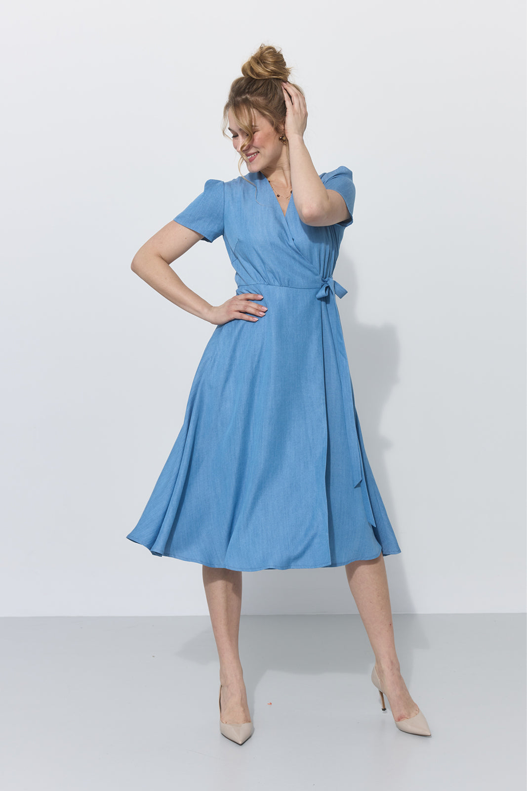 KINGA 175 cm linergistka, modelka sukienka XS