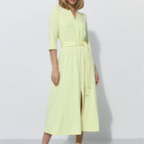 LIBERTY DRESS krem cytrynowy