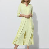 LIBERTY DRESS krem cytrynowy