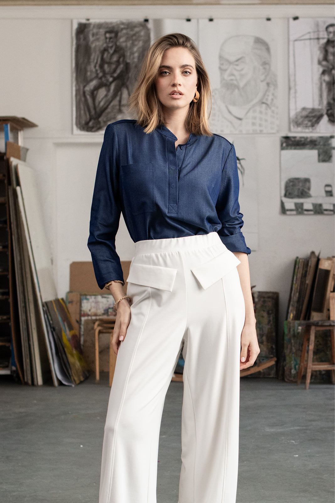 NOWA JOLKA navy blue jeans