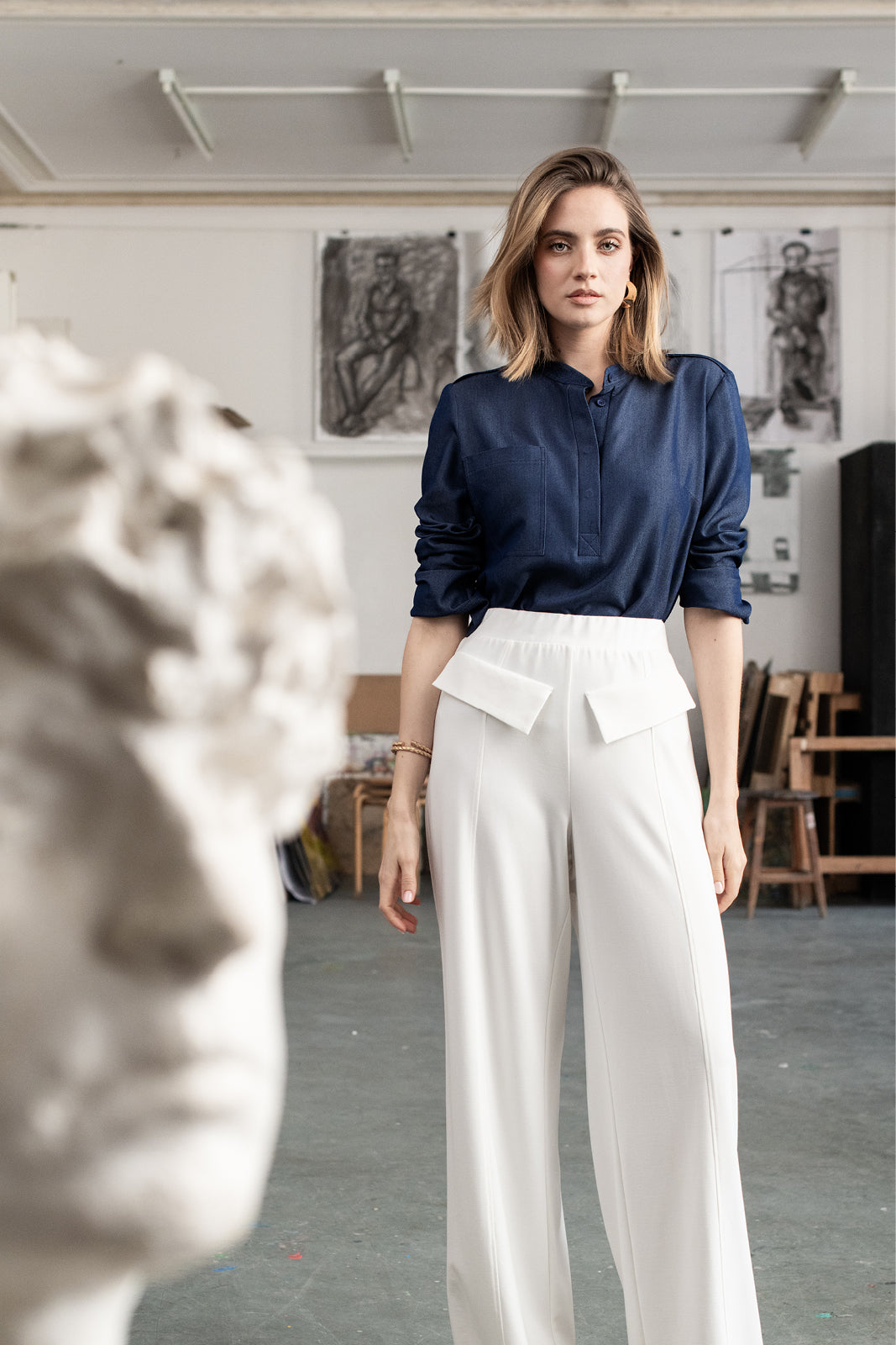NOWA JOLKA navy blue jeans