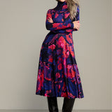 Sukienka GO(LF) FOR IT print Dreamworld orange & violet