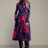 Sukienka GO(LF) FOR IT print Dreamworld orange & violet