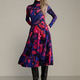 Sukienka GO(LF) FOR IT print Dreamworld orange & violet