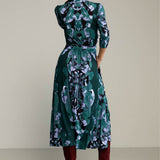 Sukienka LIBERTY DRESS print Rorschach green