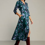 Sukienka LIBERTY DRESS print Rorschach green