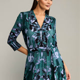 Sukienka LIBERTY DRESS print Rorschach green