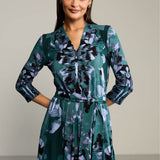 Sukienka LIBERTY DRESS print Rorschach green
