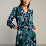 Sukienka LIBERTY DRESS print Rorschach green
