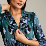 Sukienka LIBERTY DRESS print Rorschach green