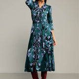 Sukienka LIBERTY DRESS print Rorschach green