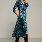 Sukienka LIBERTY DRESS print Rorschach green