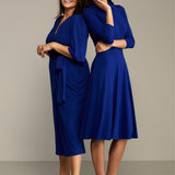 Sukienka NATURAL BEAUTY art blue