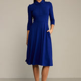 Sukienka NATURAL BEAUTY art blue