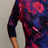 Sukienka OPERA print Dreamworld orange & violet