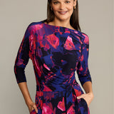 Sukienka OPERA print Dreamworld orange & violet