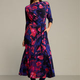 Sukienka OPERA print Dreamworld orange & violet