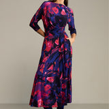 Sukienka OPERA print Dreamworld orange & violet