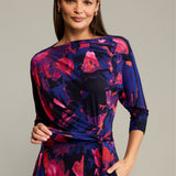 Sukienka OPERA print Dreamworld orange & violet