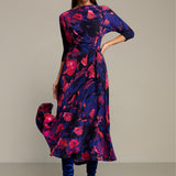 Sukienka OPERA print Dreamworld orange & violet