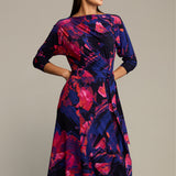 Sukienka OPERA print Dreamworld orange & violet