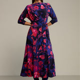 Sukienka OPERA print Dreamworld orange & violet