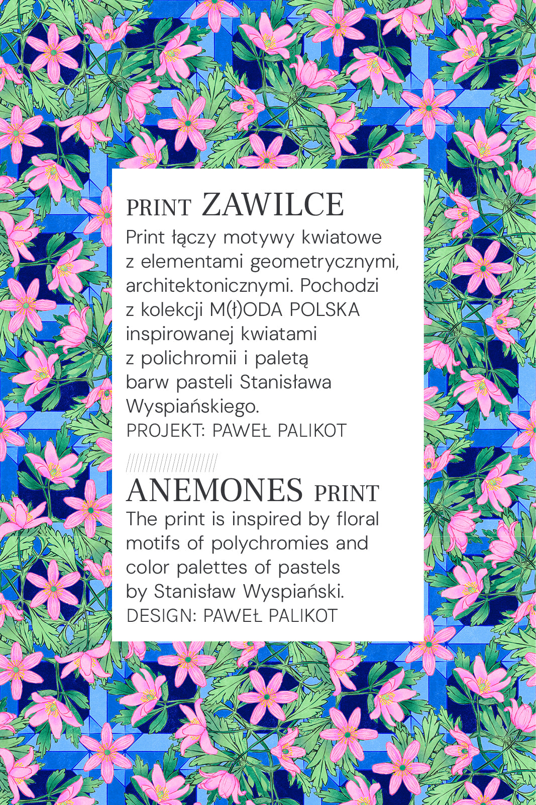 SASKA KĘPA print zawilce